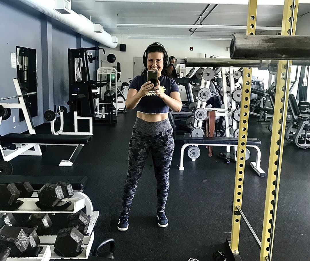 Best Friends mom working out