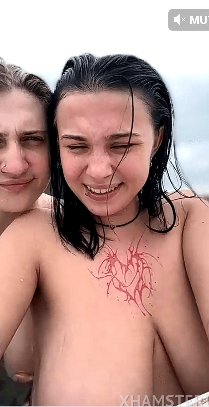 Huge Russian tits swimming pool