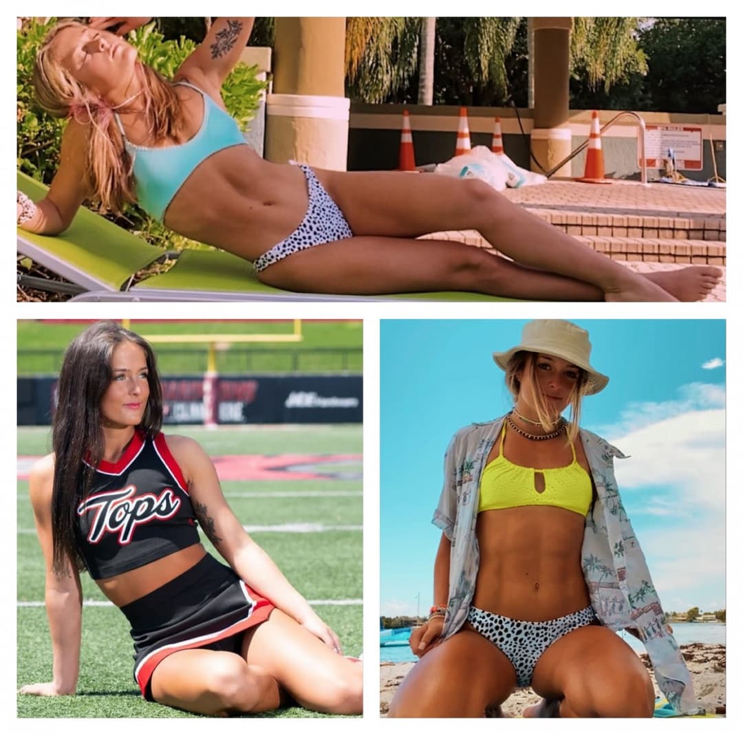 Tight College Cheerleader Melody (Bikini)(Uniform)