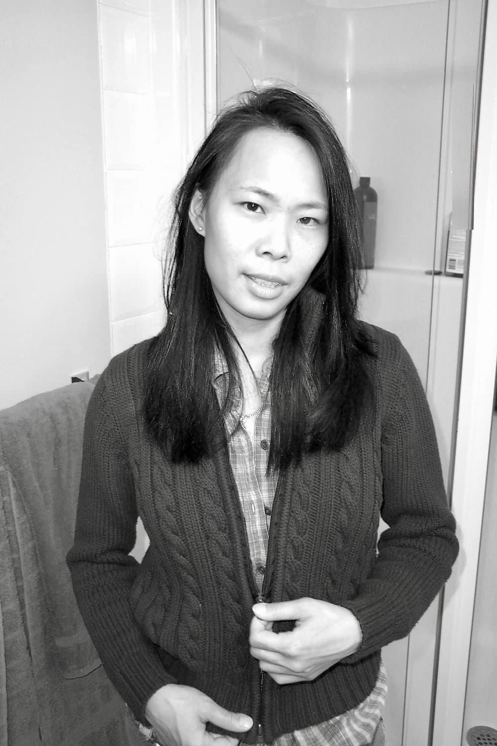 Asian wife was born to be naked for everyone