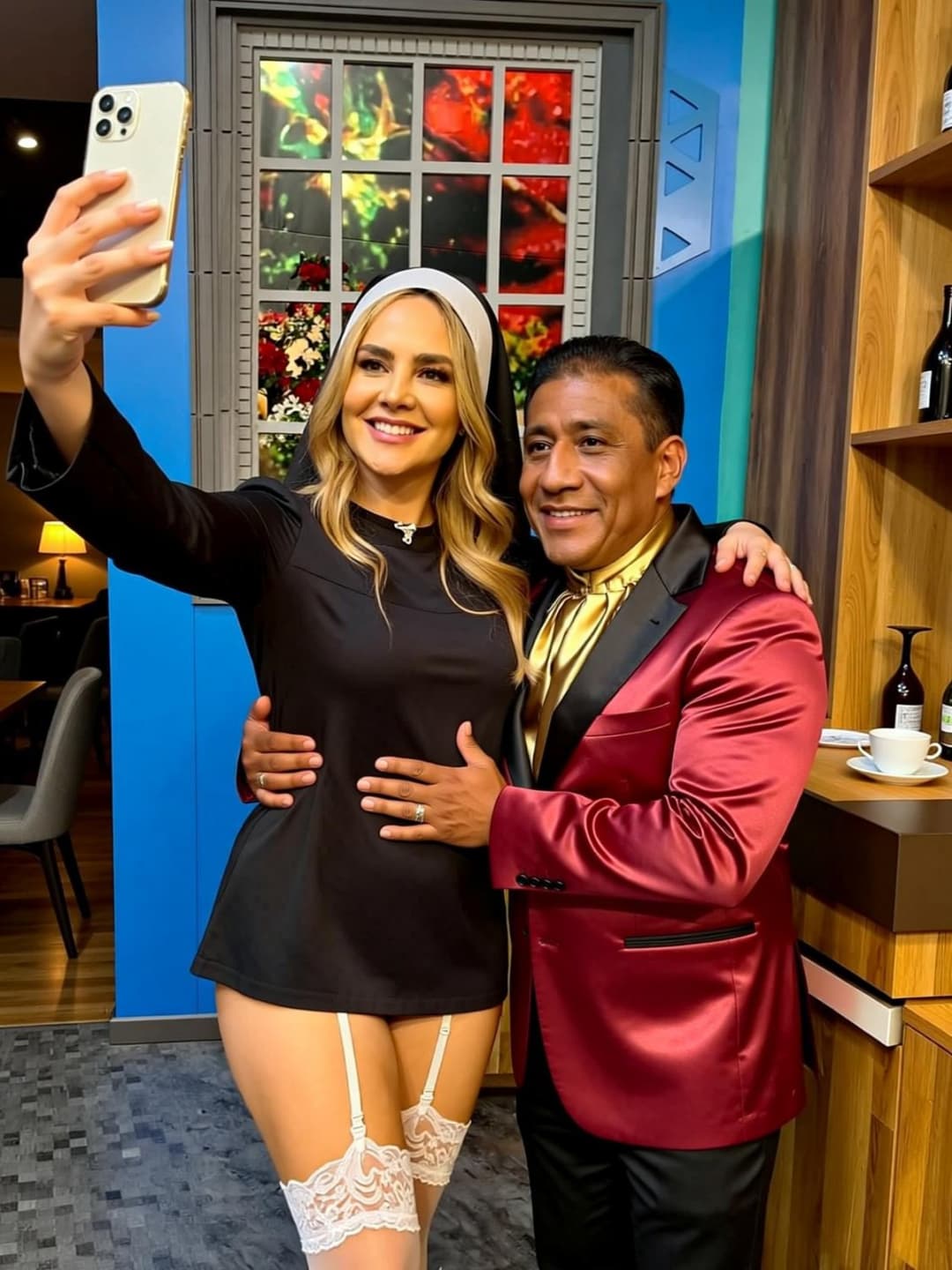 Click to view full size Ximena Cordoba disfraz de Monja