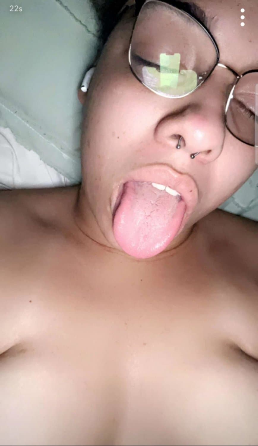 Snapchat light-skin puts out after teasing on her story. Dm for more