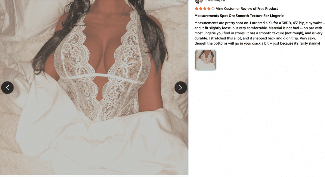 Amateur Amazon Lingerie Reviews Vol. 5