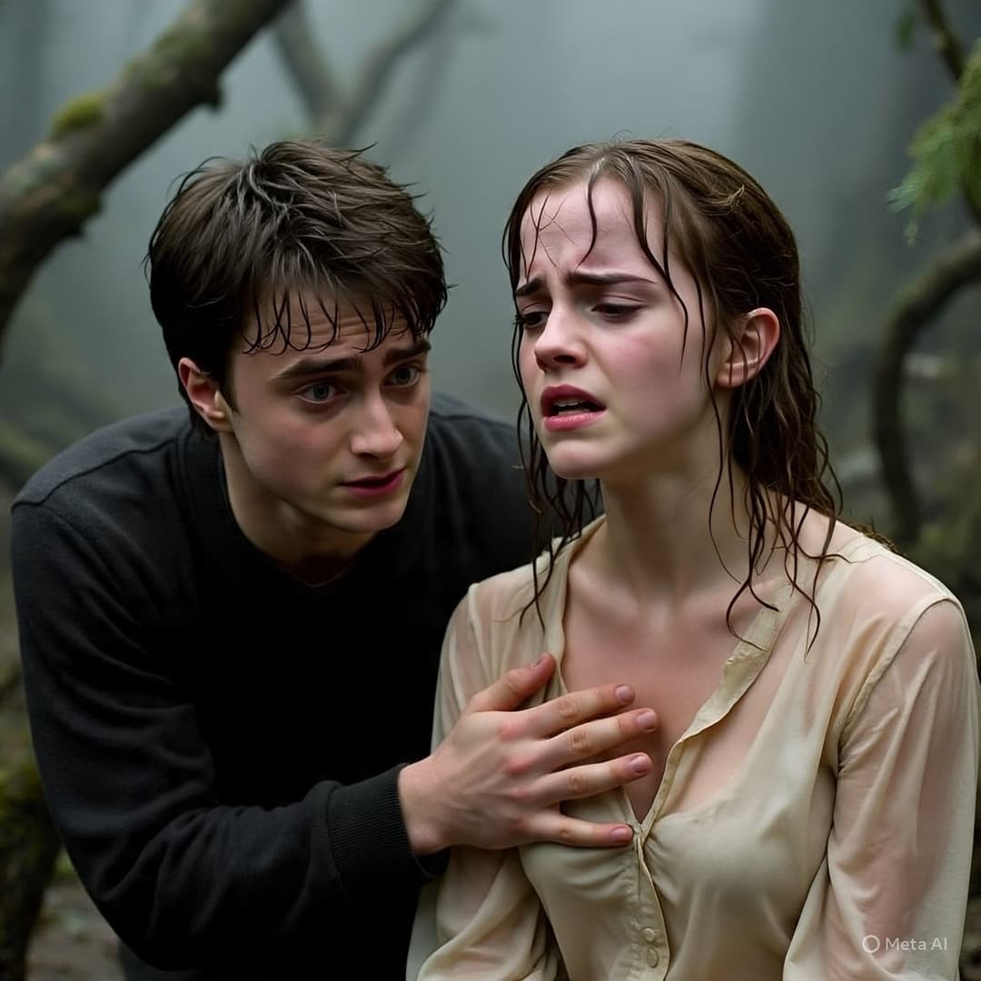 Click to view full size Harry helps Hermione (Harry ajuda Hermione)