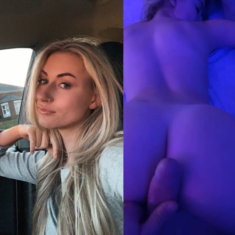 Horny Blonde Teen Used For Late Night Sex