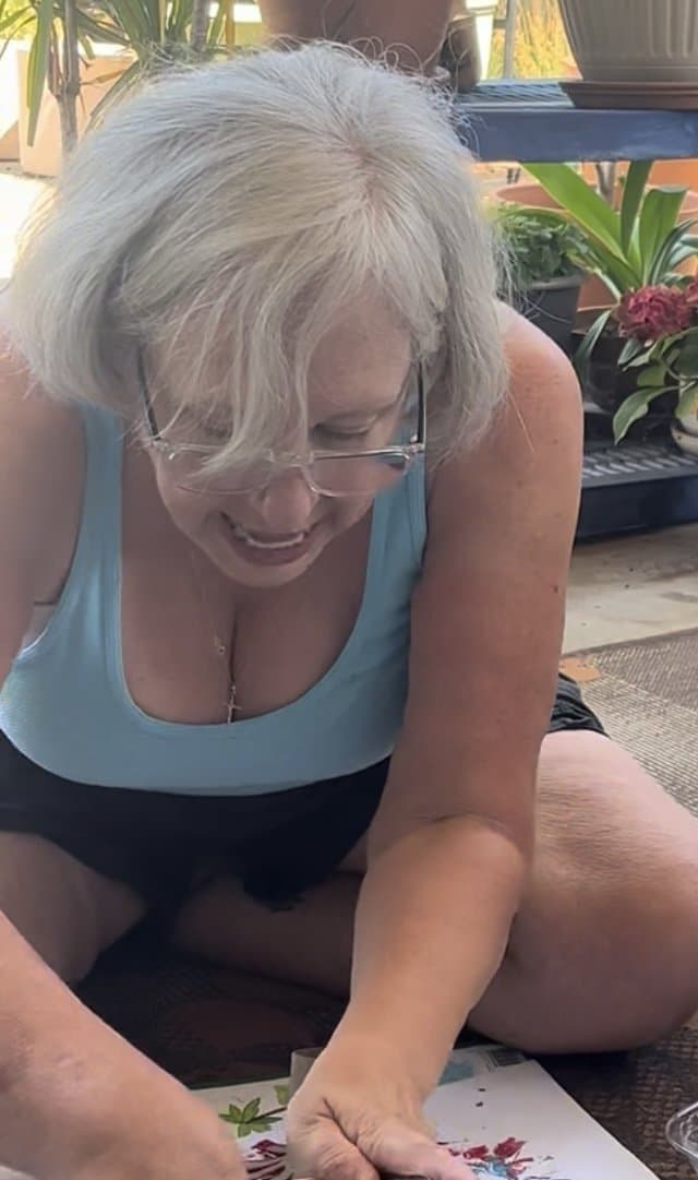 Would you fuck this thick white granny? She loves Latino men too