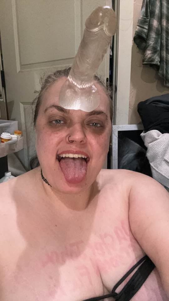 Pig slut Stella gooning dildo mouth whore