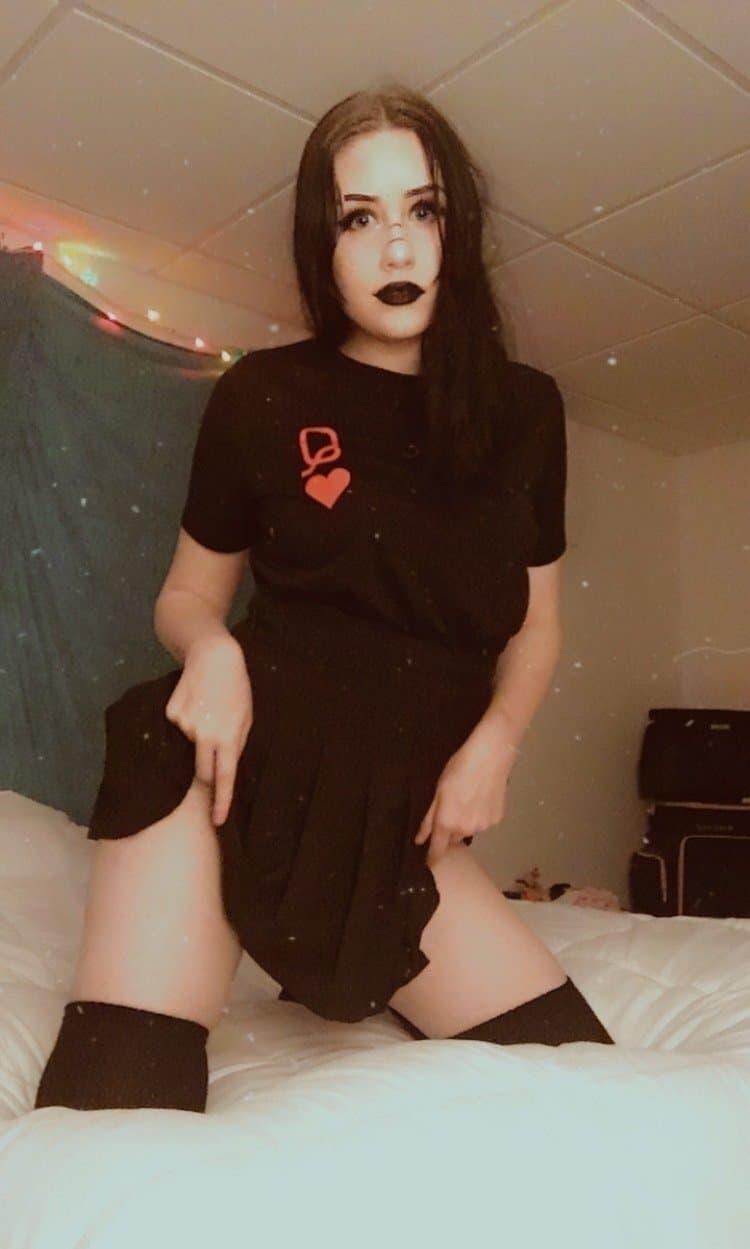 Innocent looking brunette is a total Slut