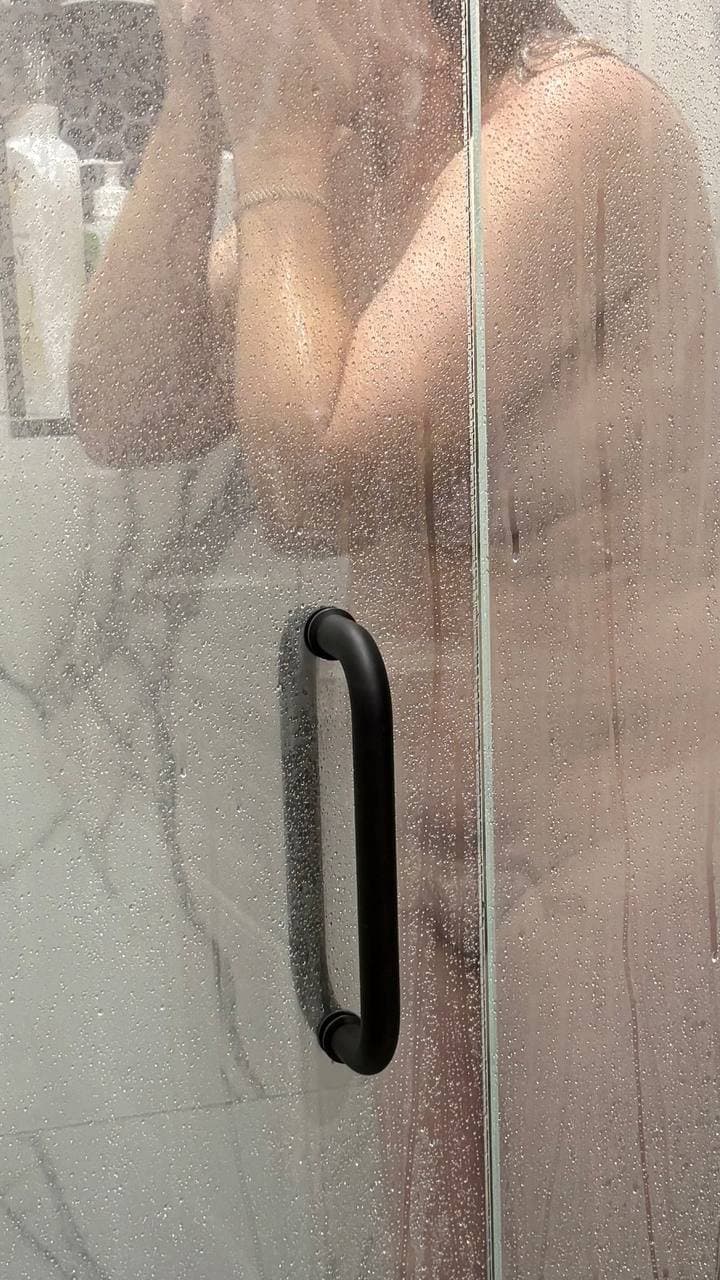 Check out the new shower vs the old shower!