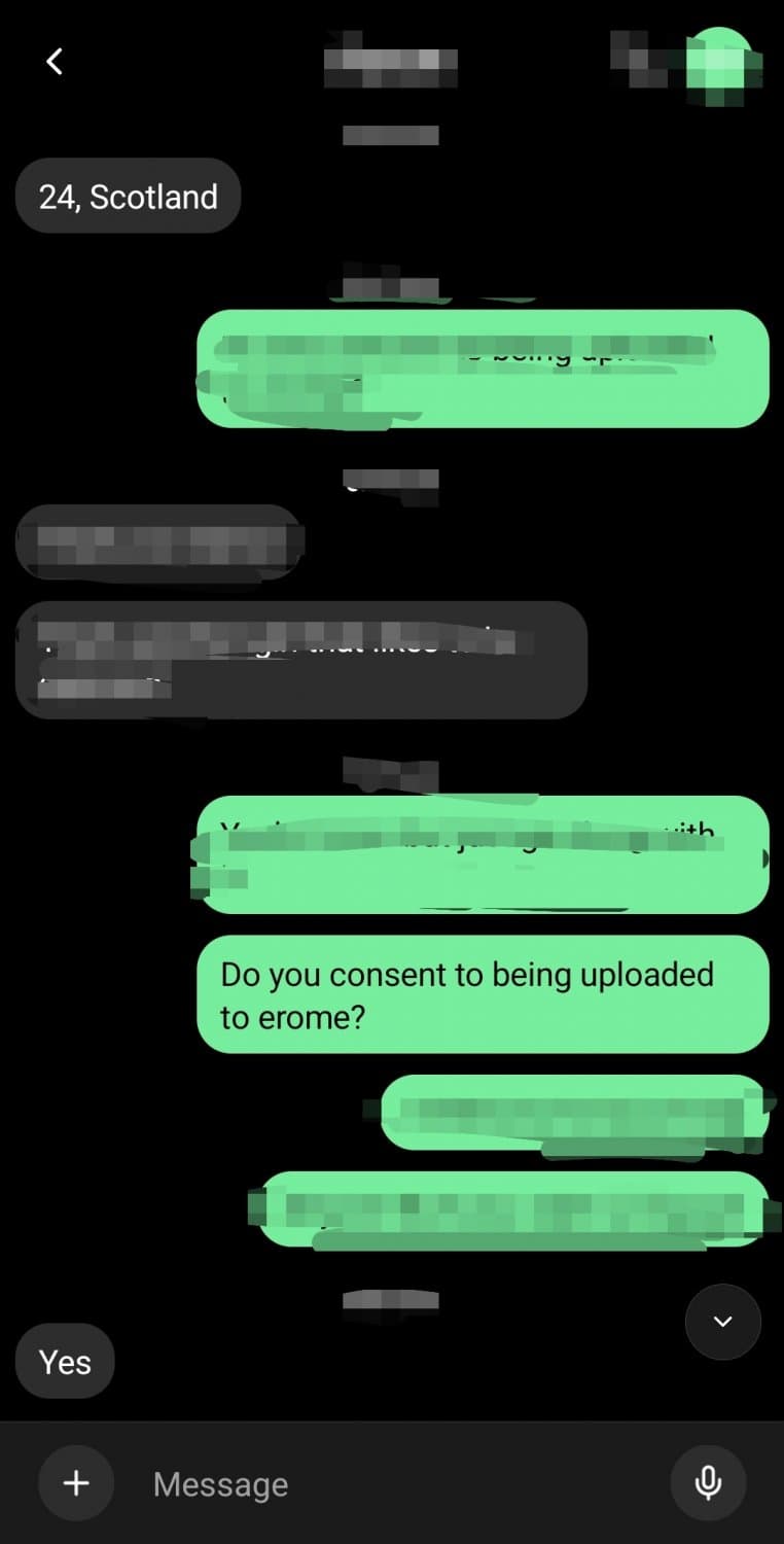 Anonymous 24 from scotland, has requested to be uploaded