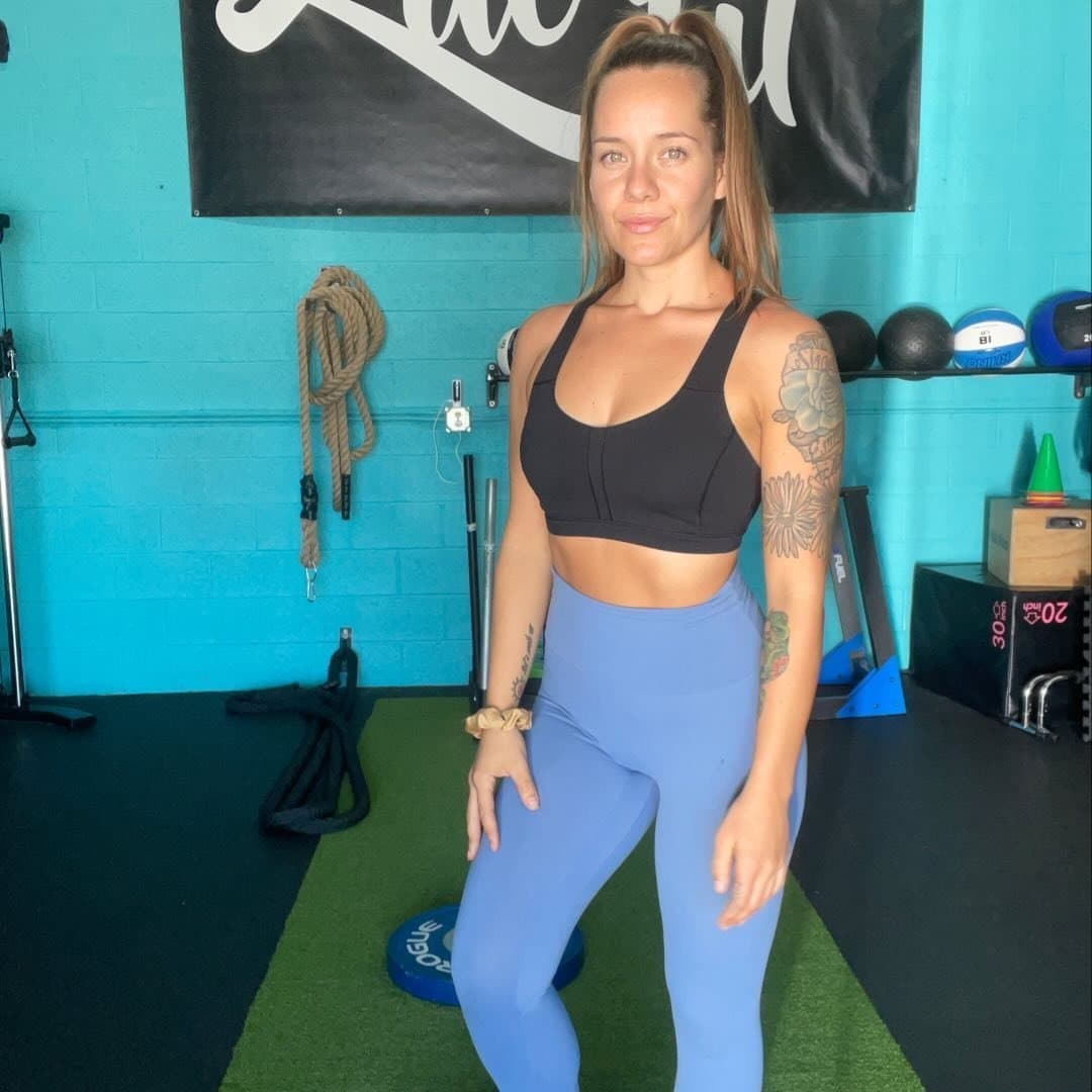 Cutie Kaylee flashes her little pierced titties in the club