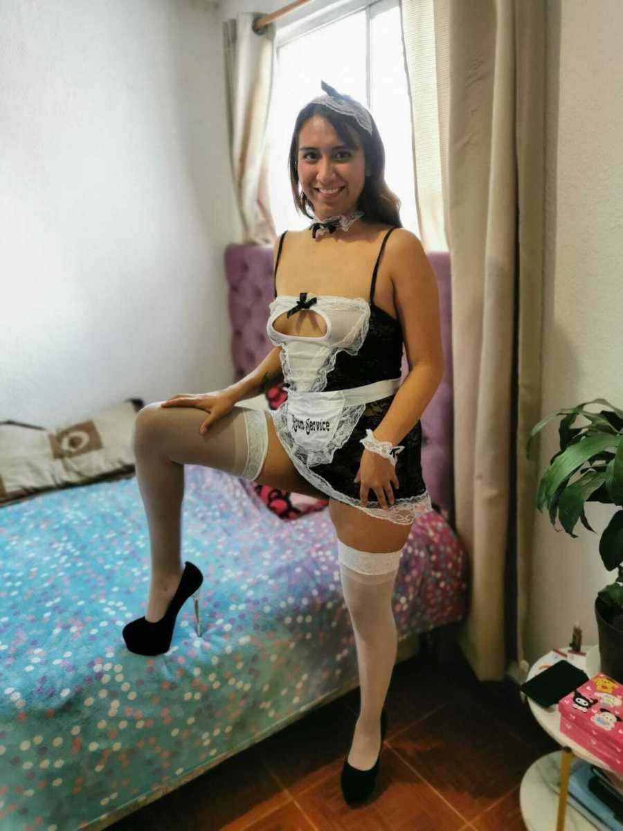 Karen Chavez un manjar de Mujer saber que te espera asi en casa es un verdadero privilegio