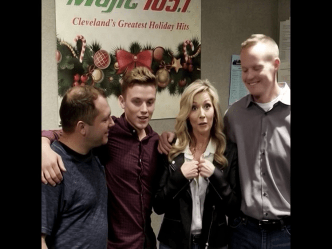 Naked News Anchor/ Christmas Party