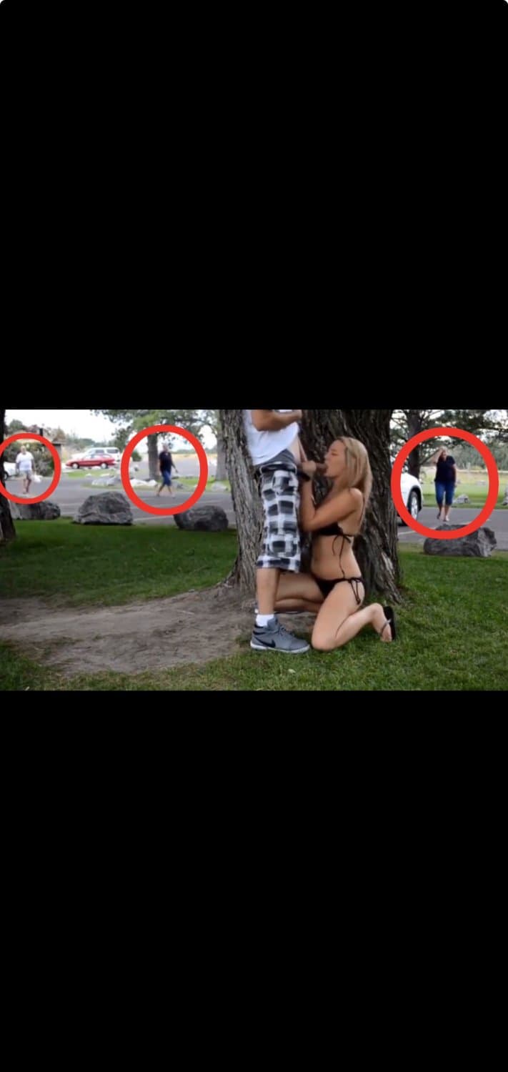 Family catches 18 year old daughter blowing stranger during family pool day