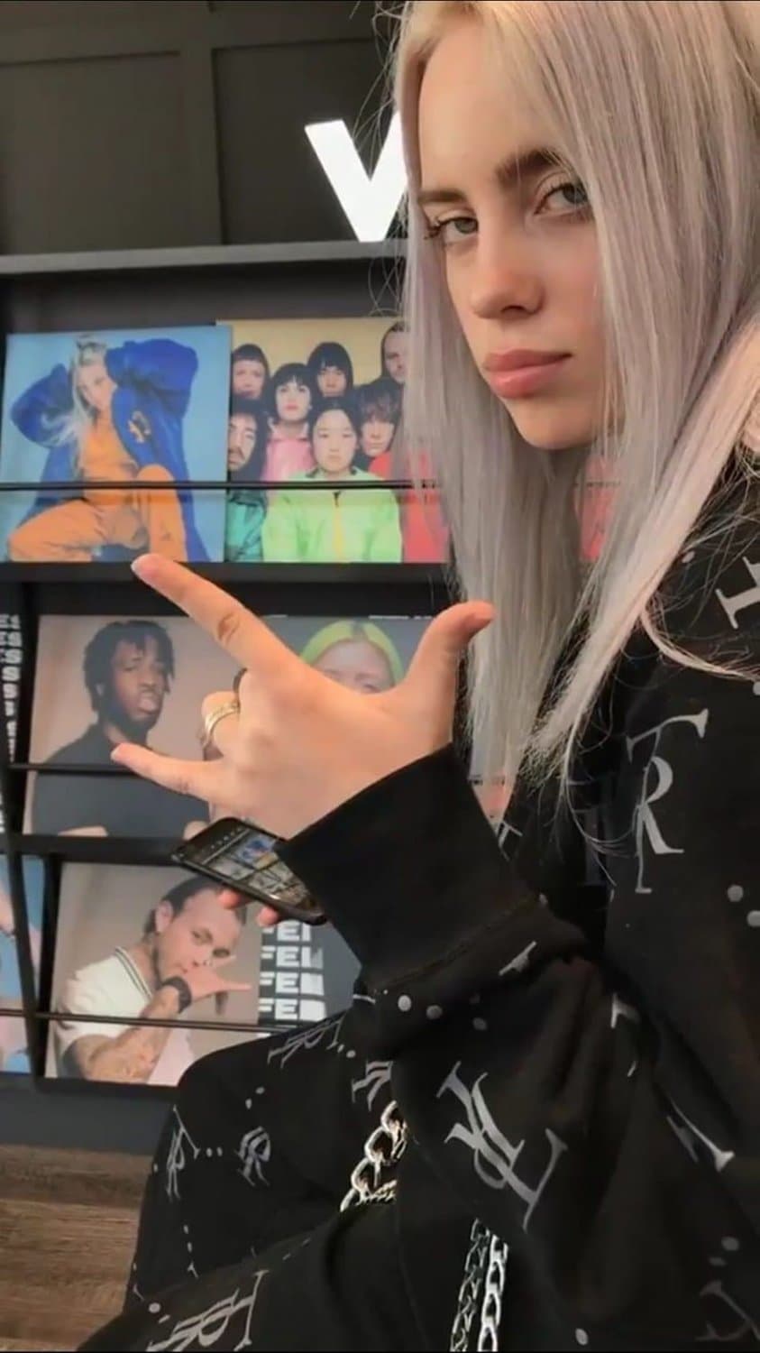 Billie Eilish Silver Hair