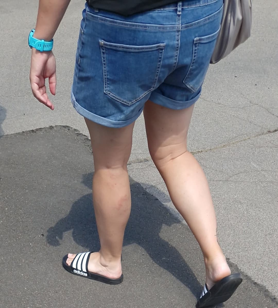 Creepshot german milf and son some minutes before outdoor incest