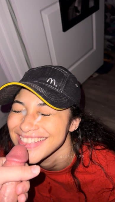 Mcdonalds worker riding
