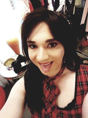 Crossdress school girl uniform