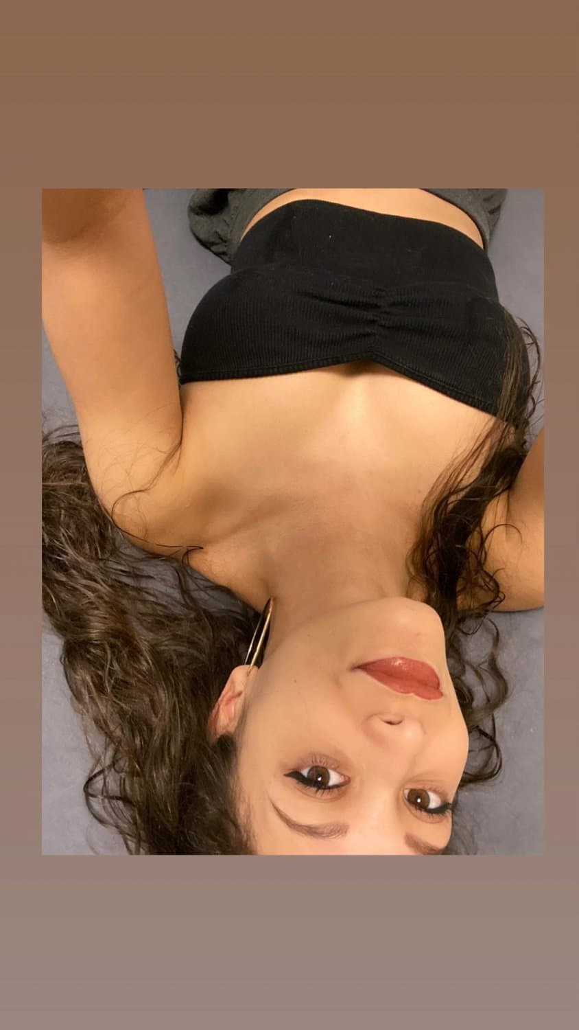 Who would cum all over her hot latina boobs in this position?