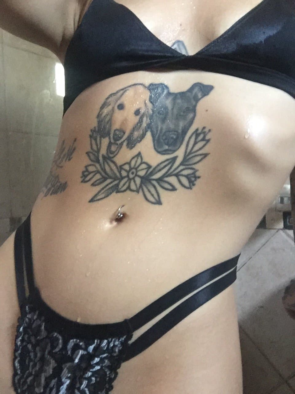 Art on my body, but the real masterpiece is how you’ll make me moan