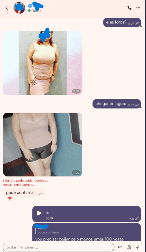 Gordinha safada doida pra sentir a pica de um Chad