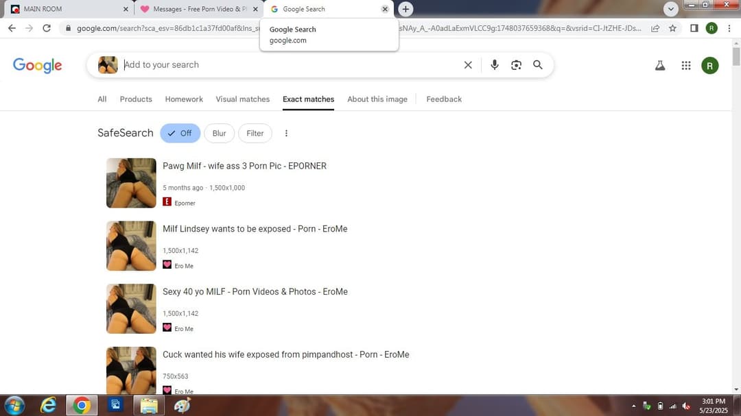 Ms. Lindsey   sweet wife goes VERY BAD  her full exposure