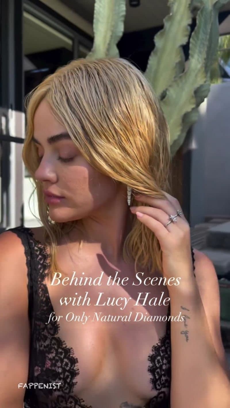 Click to view full size Lucy Hale is so freaking Yummy with her petite tits & suckable nipples gets me edging everytime??