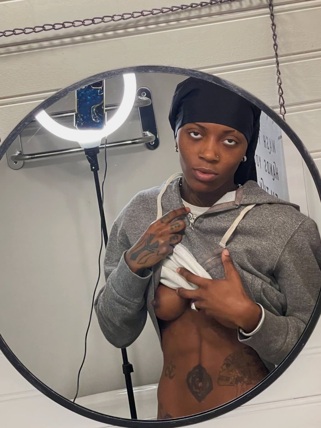 Black dyke stud ebony tomboy Tajee P2