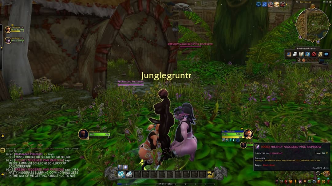 Two Knife Ear Nigger Owned BreedBunnies Milking Two Greasy Ape Sludgeloads.