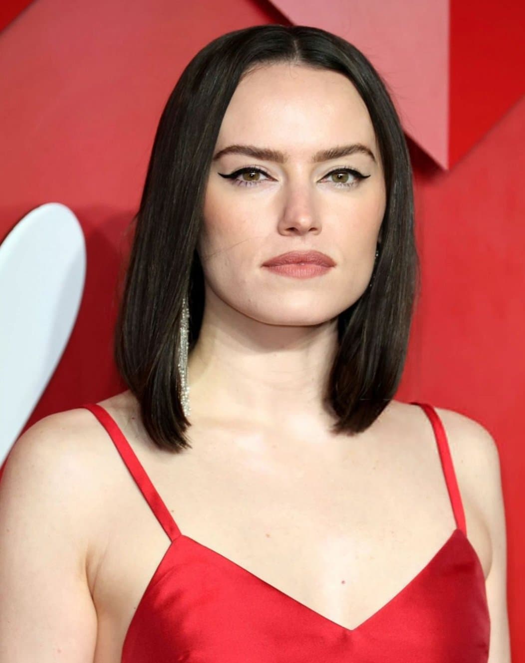 Click to view full size Daisy Ridley sexy in red crop top