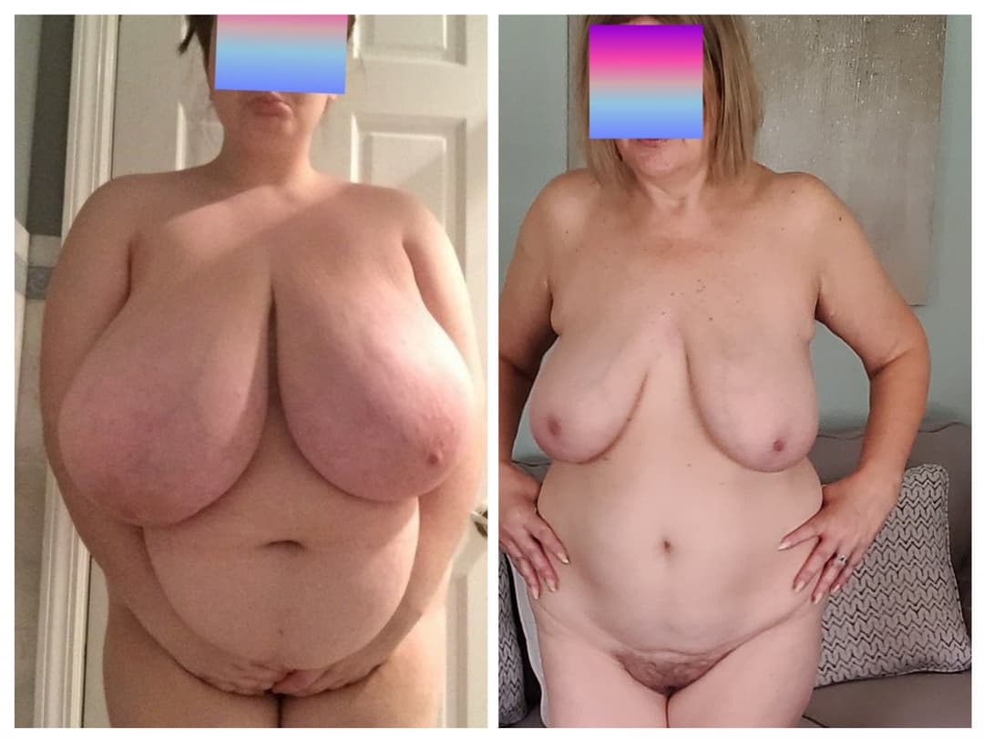 Click to view full size COLLAGE#7 side by side with some of the BIGGEST BOOBS on erome