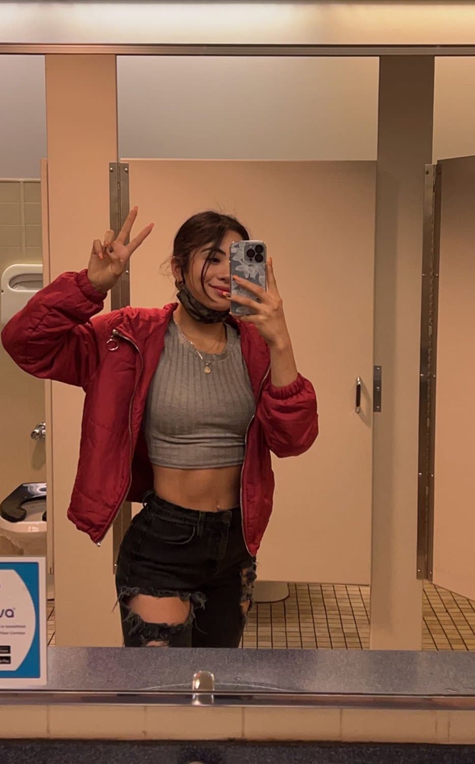 College Asian Latina Eric@ Loves Showing Her Ass