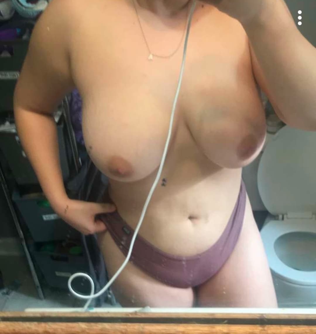 Open to see my big tittied fat ex gradually getting more naked like a fat fucking whore