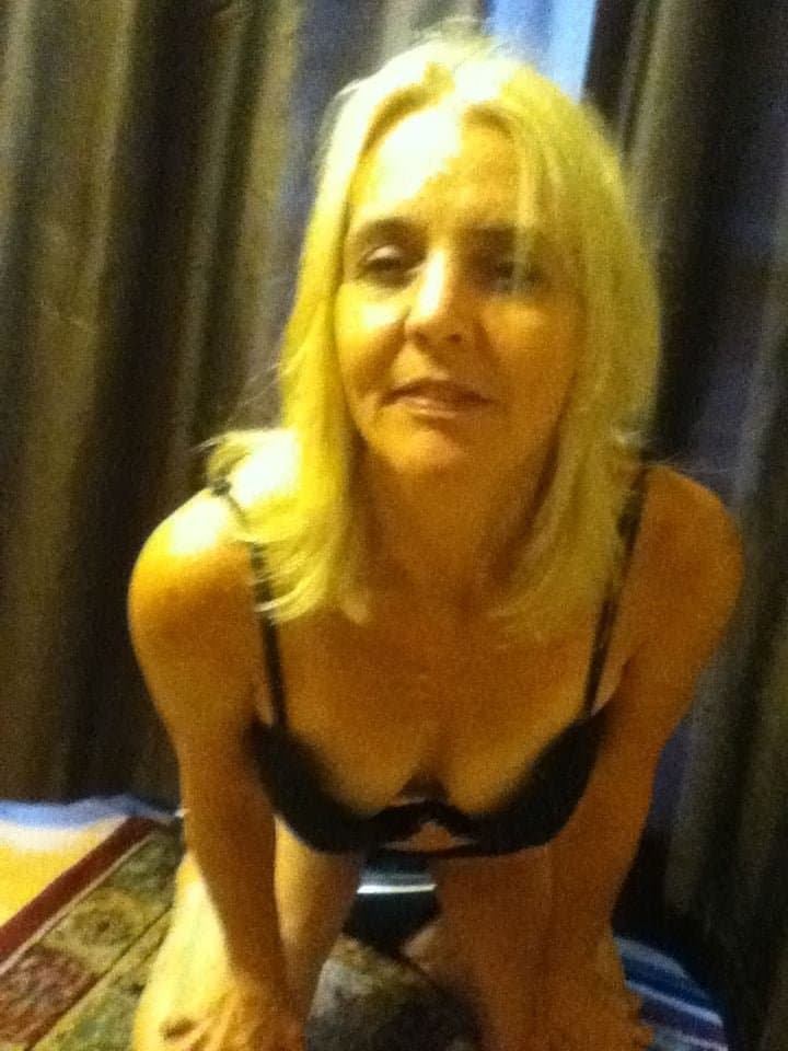 Blonde Granny Sucks Cock!