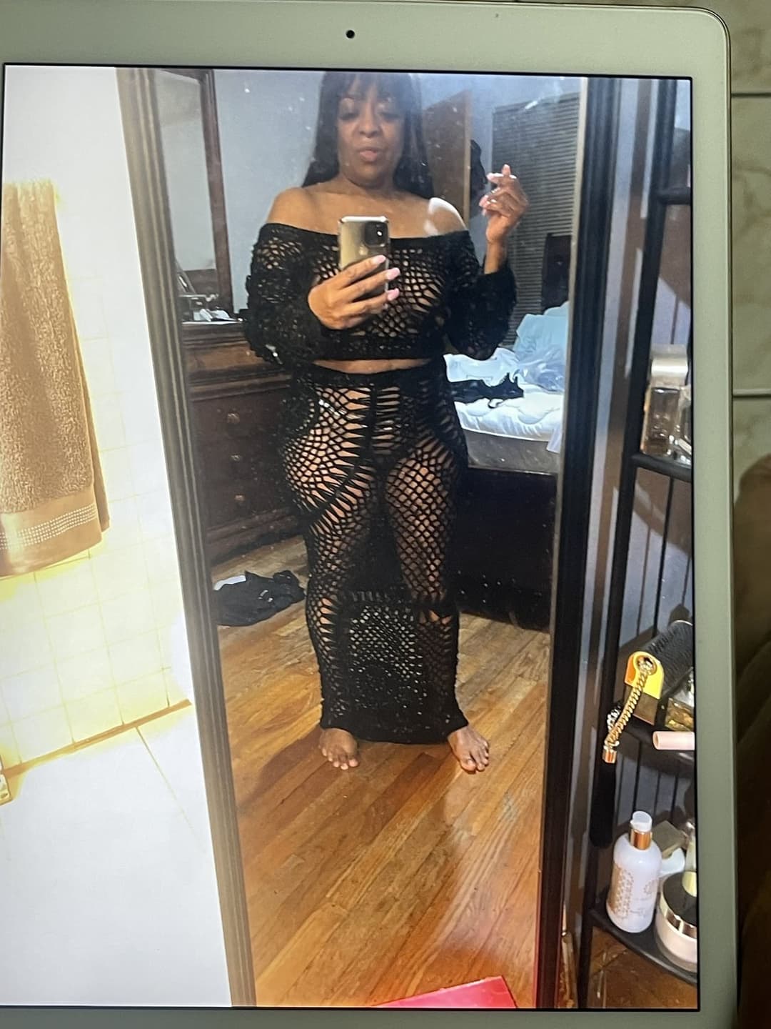 My black milf grandma, mama