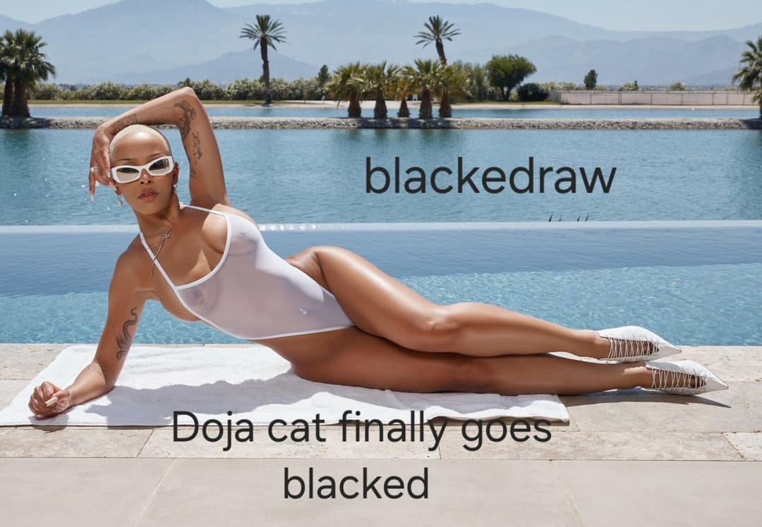 Doja cat blackedraw ai video