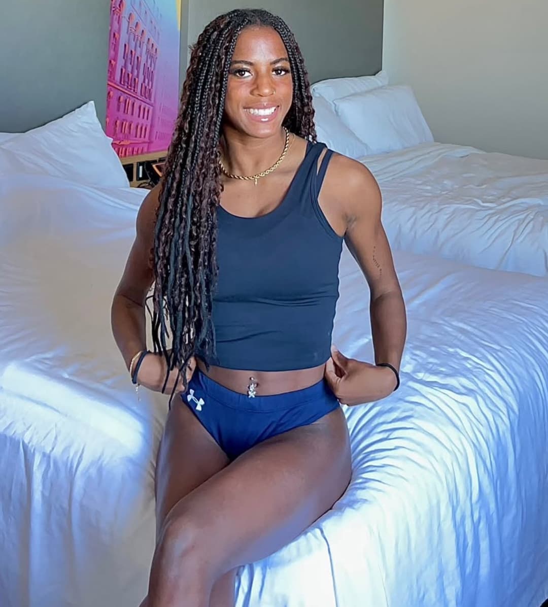 College Ebony Athlete Katiana(Bikini)(Uniform)