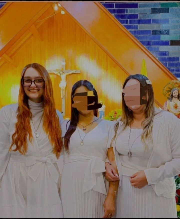 Cute Latina Christian girl masturbates her pussy