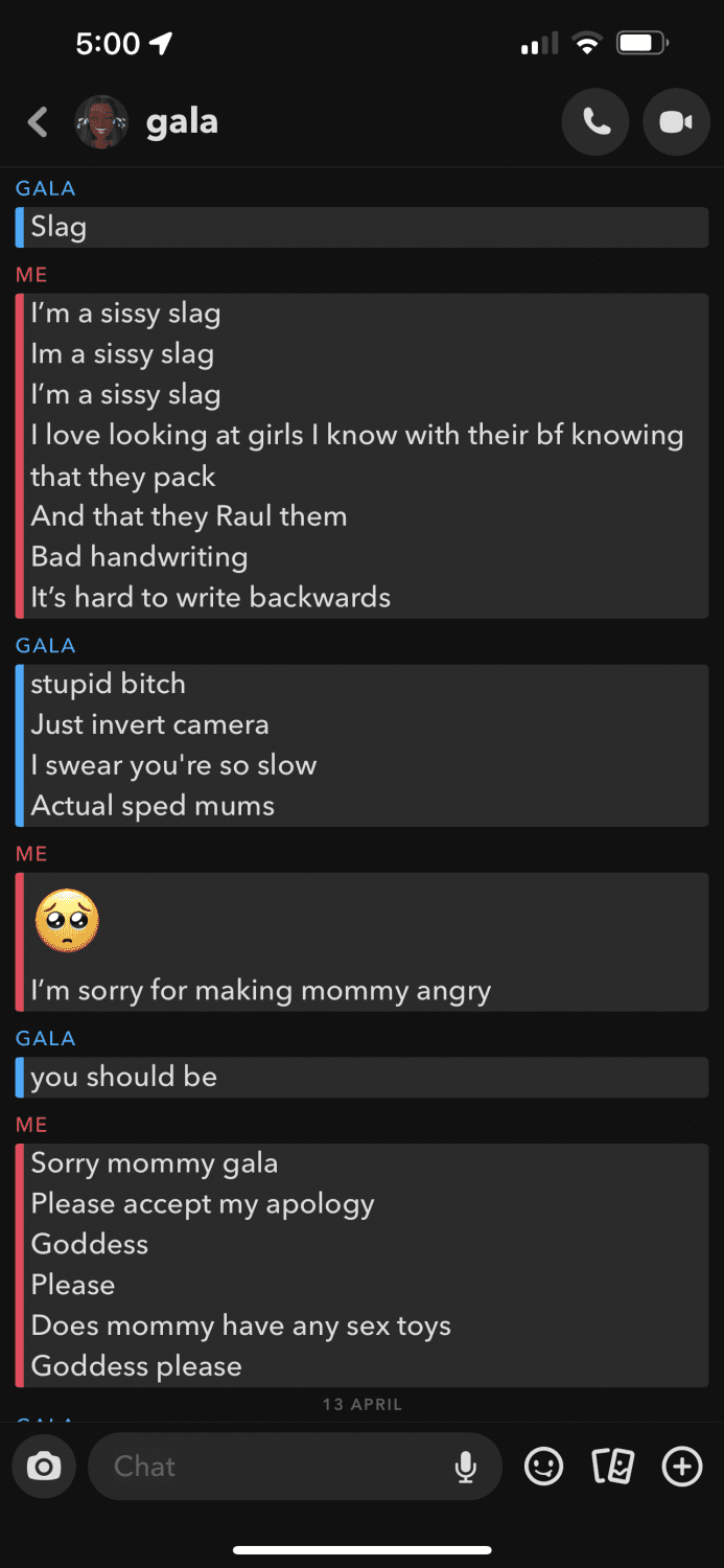 Click to view full size aussie wb chats w black goddess on snap