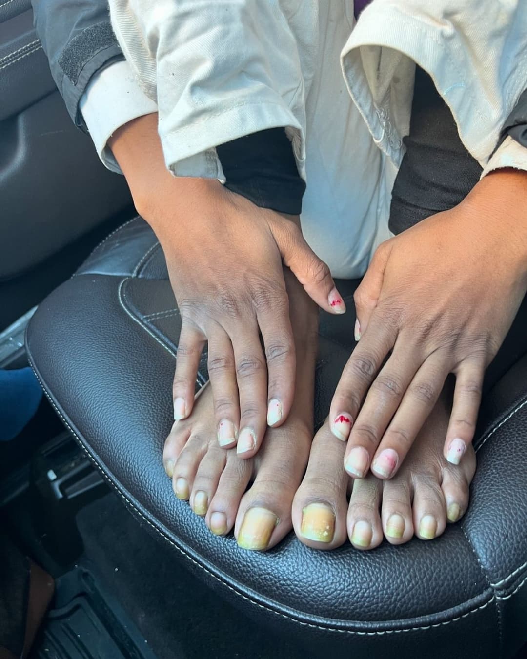 Click to view full size Natural ebony feet