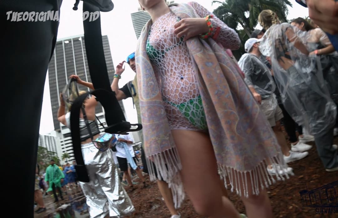 giant ass at festival