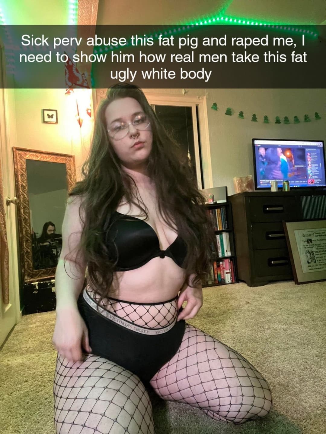 poor dumb fat fuck disgrace