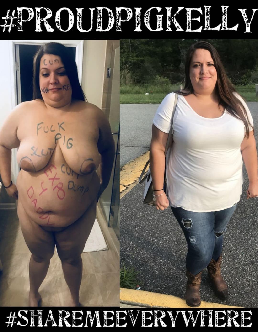 Slutty housewife Whitney aka Kelly Smith from VA wants to be a famous web slut