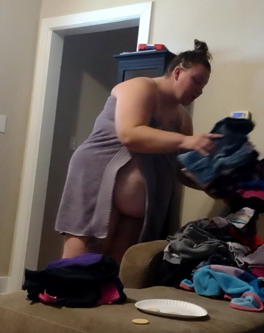 Bbw in a towel