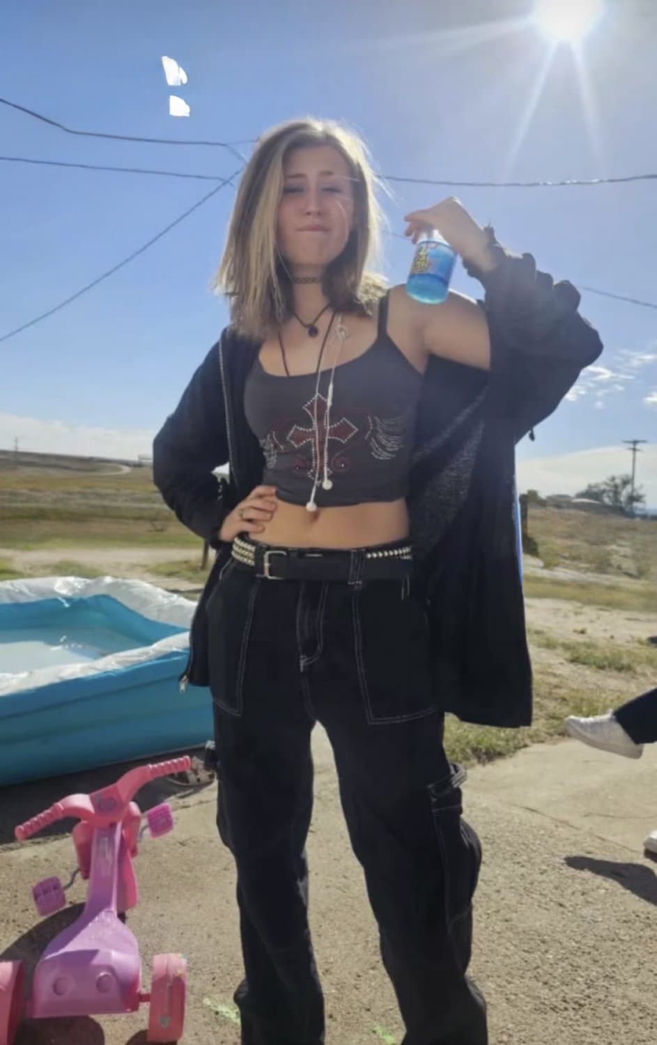 Look at my IRLs tight little teen tummy NNGGHHHH degrade this petite little goth slut