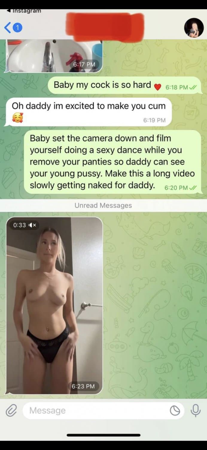 She always want me , so always tease me with her teen nudes
