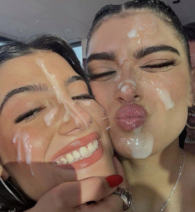 Charli and dixie sharing a huge load