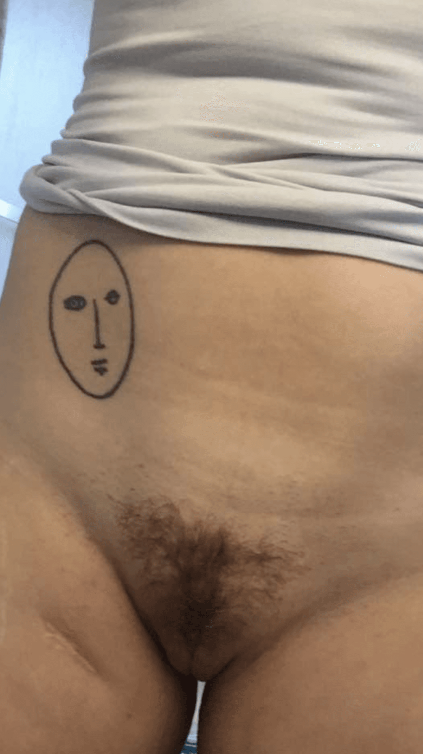 Whorish tats on this young cunt