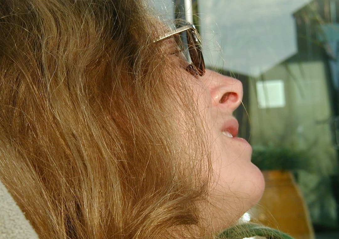 Hairy Pussy Wife shows off her bush during the flight