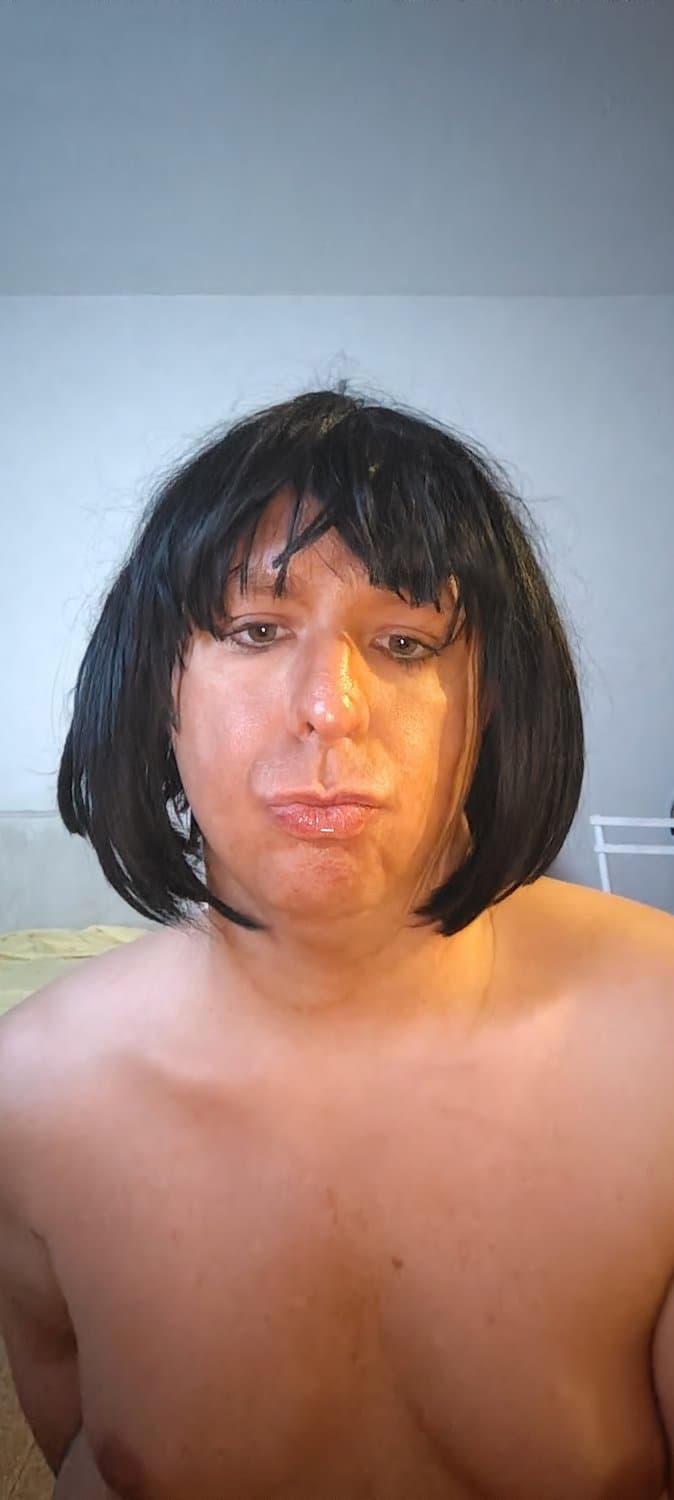 Vincenza sissy slut crossdresser.... Exhibition.